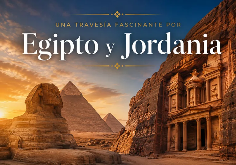 Una travesía fascinante por Egipto y Jordania: historia viva, paisajes sobrenaturales y momentos que te roban el aliento.