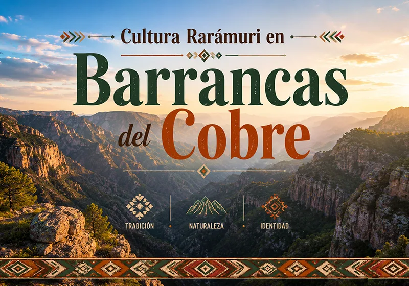 Descubre las Barrancas del Cobre a bordo del Chepe Express y acércate a la cultura rarámuri, su tradición de carrera y cosmovisión ancestral.