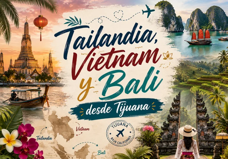 Un recorrido por Tailandia, Vietnam y Bali desde la mirada de un viajero de Tijuana: templos, mercados flotantes, la Bahía de Halong y los arrozales de Bali.