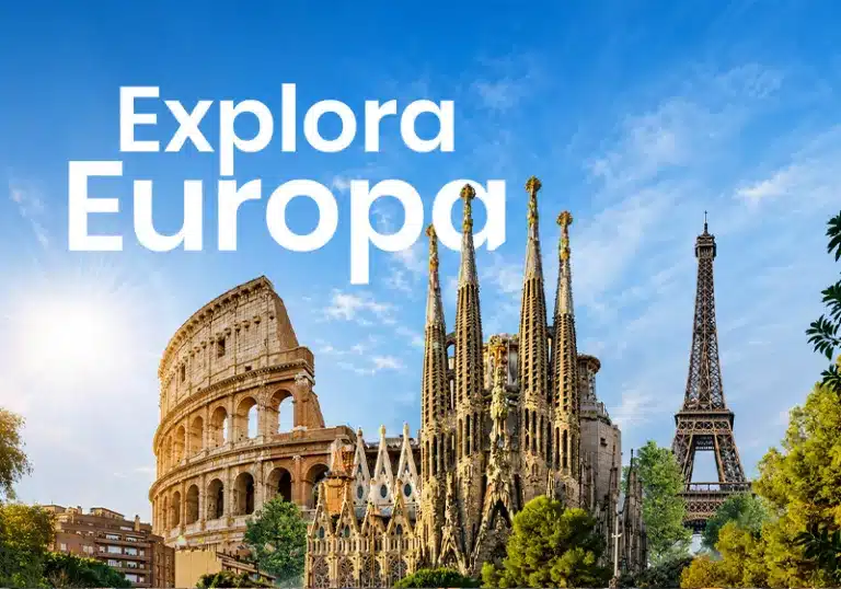 Explora Europa este 2026 visitando Francia, Suiza, Italia, Montecarlo y España. Ciudades icónicas, cultura, historia y paisajes inolvidables.