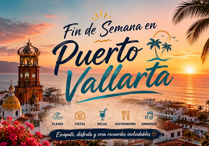 Descubre por qué Puerto Vallarta es el escape perfecto para un fin de semana largo. Vuelo, hotel y traslados incluidos desde Tijuana.