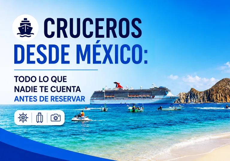 Vista de crucero internacional en playa paradisiaca — Lobato Tours Tijuana
