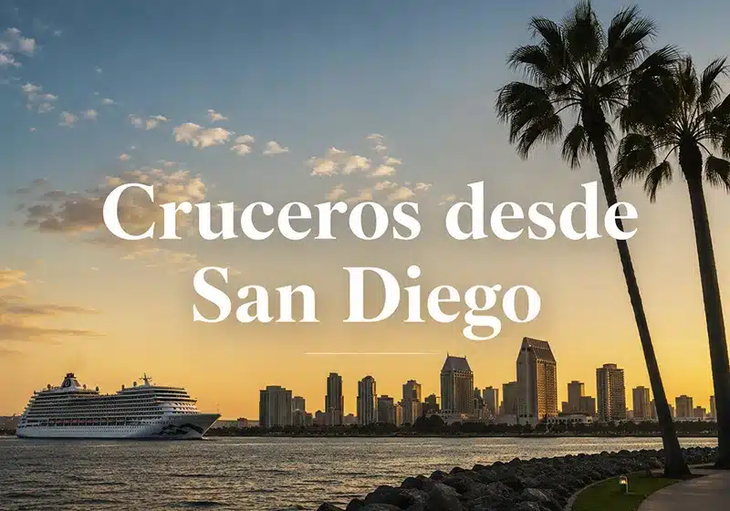Reserva tu crucero desde San Diego con salida desde Tijuana. Royal Caribbean, Norwegian y más navieras. Agencia IATA certificada.