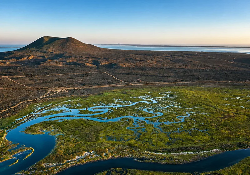 Volcanes y humedales de San Quintín en Baja California