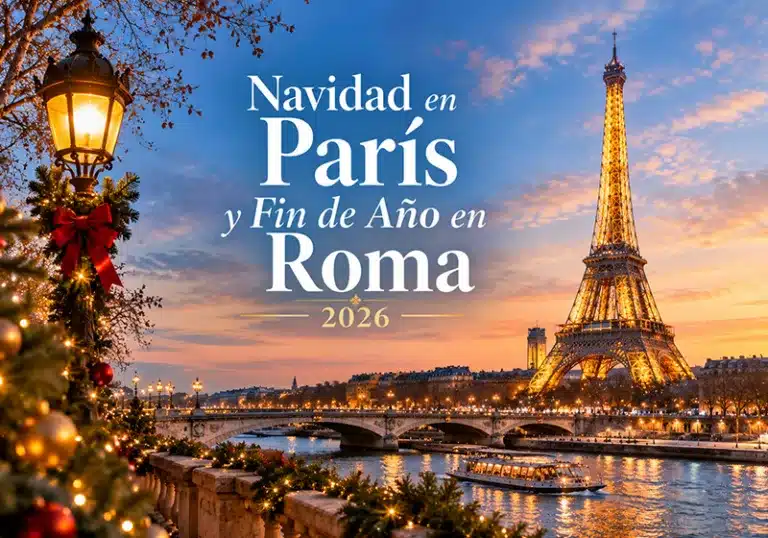 Vive la Navidad en París y el Año Nuevo en Roma. 17 días por España, Francia, Alemania e Italia desde Tijuana. Salida 18 diciembre 2026