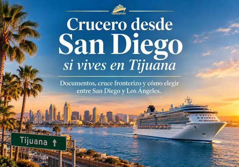 Documentos, cruce por la garita y qué puerto elegir: guía para zarpar desde San Diego o Los Ángeles si vives en Tijuana.